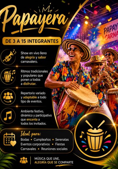 catálogo grupo musical - papayera