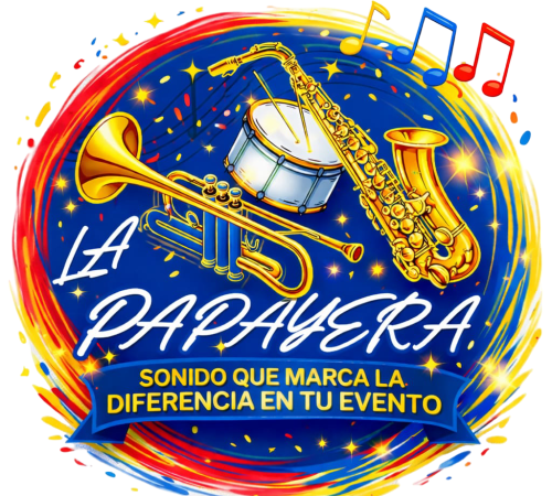 Papayera para sorprender con música en vivo durante la llegada al Aeropuerto El Dorado de Bogotá